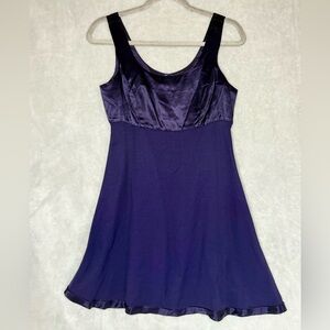 Vintage Purple Mini Dress